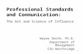 Professional Standards and Communication: