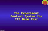 The Experiment Control System for ITS Beam Test