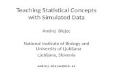 Teaching Statistical Concepts with Simulated Data