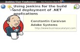 Using  Jenkins for the build and deployment of .NET applications