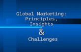 Global Marketing: Principles, Insights &  Challenges