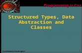 Structured Types, Data Abstraction and Classes