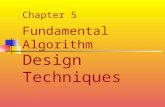Chapter 5 Fundamental Algorithm Design Techniques