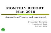 MONTHLY REPORT  Mar, 2010