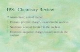 IPS:  Chemistry Review