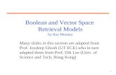 Boolean and Vector Space  Retrieval Models by Ray Mooney