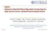 NARC:  Network-Attached Reconfigurable Computing for High-performance, Network-based Applications