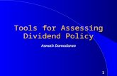 Tools for Assessing Dividend Policy