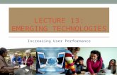 Lecture 13: Emerging Technologies