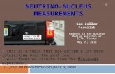 Neutrino-nucleus measurements