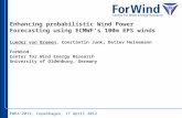 Enhancing probabilistic Wind Power Forecasting using ECMWF’s 100m EPS winds
