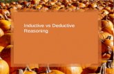 Inductive vs Deductive Reasoning