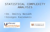 STATISTICAL COMPLEXITY ANALYSIS