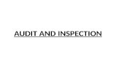 AUDIT AND INSPECTION