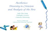 Aesthetics: Diversity in Criticism  and Analysis of the Arts