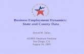 Business Employment Dynamics:   State and County Data