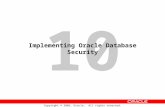 Implementing Oracle Database Security