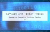 Spyware and Trojan Horses