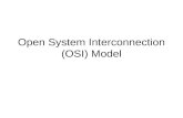 Open System Interconnection (OSI) Model