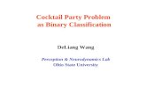 Cocktail Party Problem  as Binary Classification