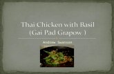 Thai Chicken with Basil (Gai Pad Grapow )
