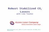 Robust Stabilized CO 2  Lasers with Line Tracker