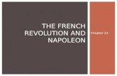 The French revolution and napoleon