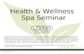 Health & Wellness Spa Seminar