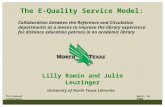 The E-Quality Service Model: