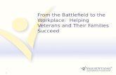 From the Battlefield to the Workplace:  Helping Veterans and Their Families Succeed