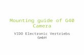 Mounting guide of G40 Camera