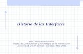 Historia de las Interfaces