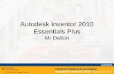 Autodesk Inventor 2010 Essentials Plus Mr Dalton