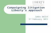 Campaigning litigation  Liberty’s approach
