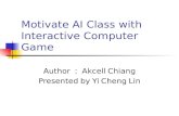 Motivate AI Class with Interactive Computer Game
