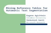 Mining Reference Tables for Automatic Text Segmentation