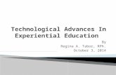 Technological Advances In Experiential Education