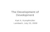 The Development of Development