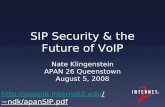 SIP Security & the Future of VoIP