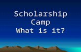 Scholarship Camp