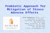 Probiotic Approach for Mitigation of Stress Adverse Effects