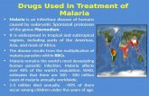 Drugs Used in Treatment of  Malaria