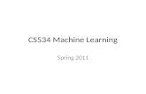 CS534 Machine Learning