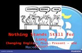 Nothing Stands Still for Long Changing English: Past, Present – and Future?