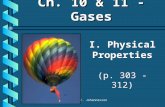 I. Physical Properties (p. 303 - 312)