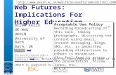 Web Futures: Implications For Higher Education