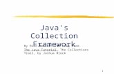 By Rick Mercer with help from The Java Tutorial, The Collections Trail , by Joshua Block