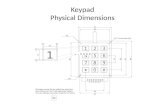 Keypad Physical Dimensions