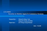 LYU9905 Security in Mobile Agent E-Commerce Systems