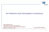 Air Pollution and Atmospheric Chemistry